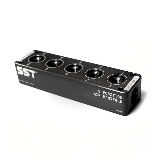 Stupid Simple Tools Aluminum Air Manifold - 5 Ports SST039-05 - main