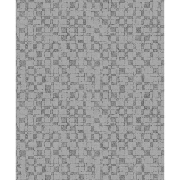 A-Street Prints Sarni Silver Grid Wallpaper 2976-86531 - main