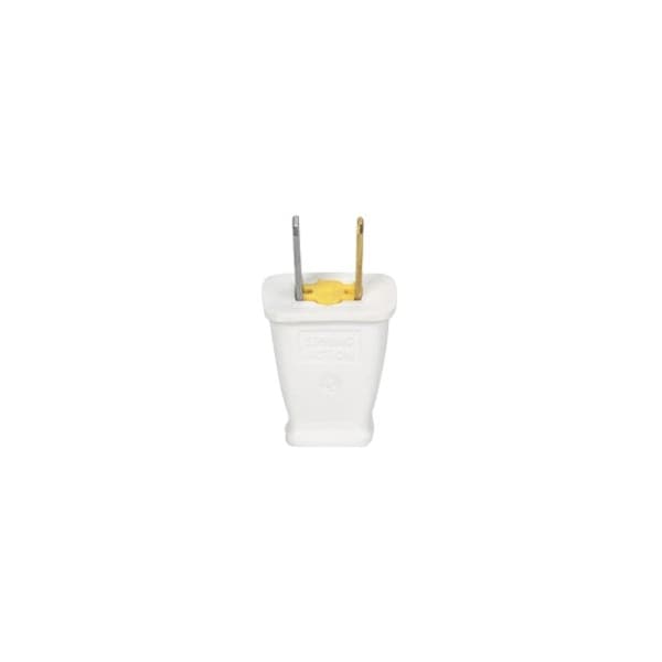 Eaton Wiring Devices Straight Blade Plug, 1-15P, 15 A, 125V AC, 2 Pole, Screw Terminals, Non-Grounded SA540GD - main