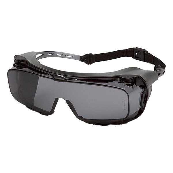 Pyramex Cappture(TM) Plus, Reader Safety Glasses, H2MAX Anti-Fog, Gray Lens, Gray Frame, Frameless, OTG S9920STMRG - main