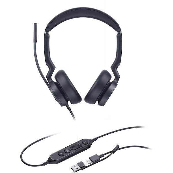 Yealink Headphones UH46 DUAL UC USB-C/A - main