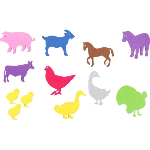 Ready 2 Learn Giant Stampers, Farm Animals, Set of 10 CE6739 - main