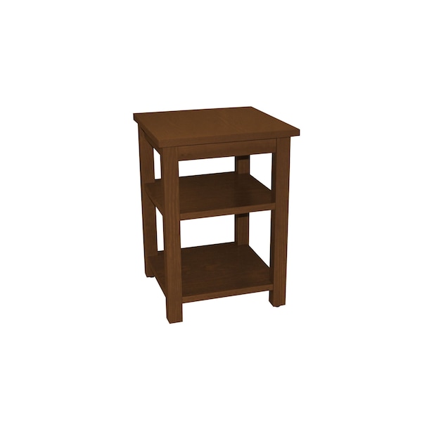 Homeroots 28" Brown Solid Wood Nightstand 548313 - main