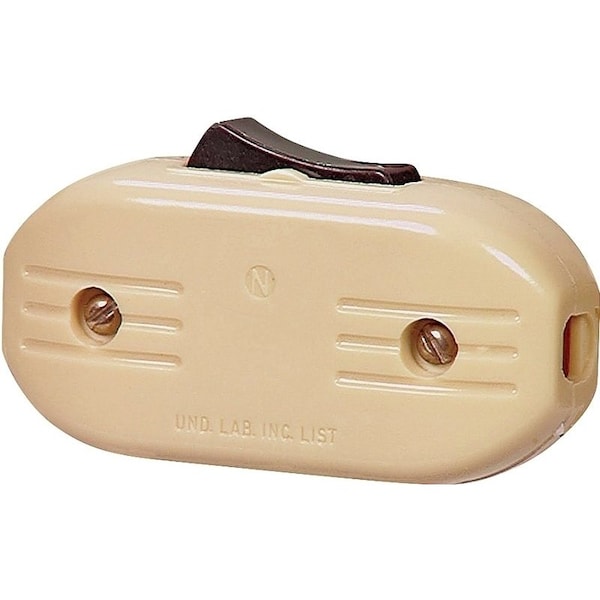 Eaton Wiring Devices 933 Switch, 3 A, 120 V, Screw Terminal, Phenolic, Ivory 933V-BOX - main