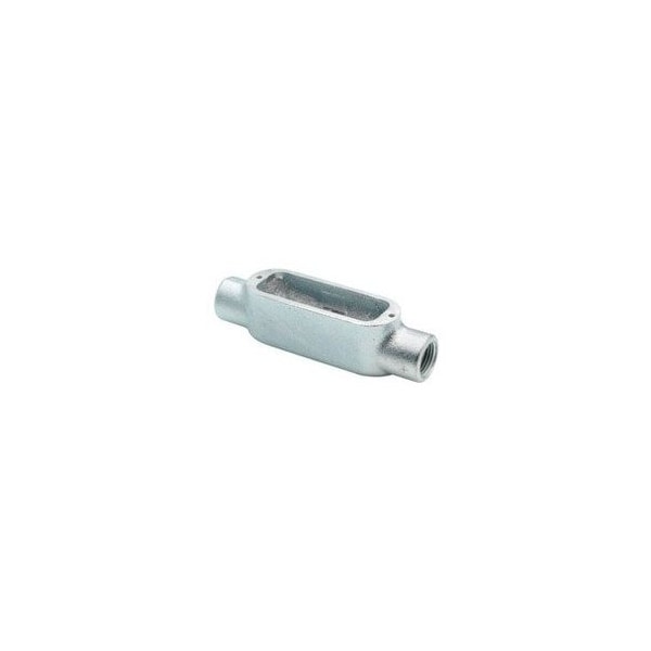 Bridgeport 1-1/2 in C-Style Aluminum Conduit Body with Cover and Gasket C-49CG - main