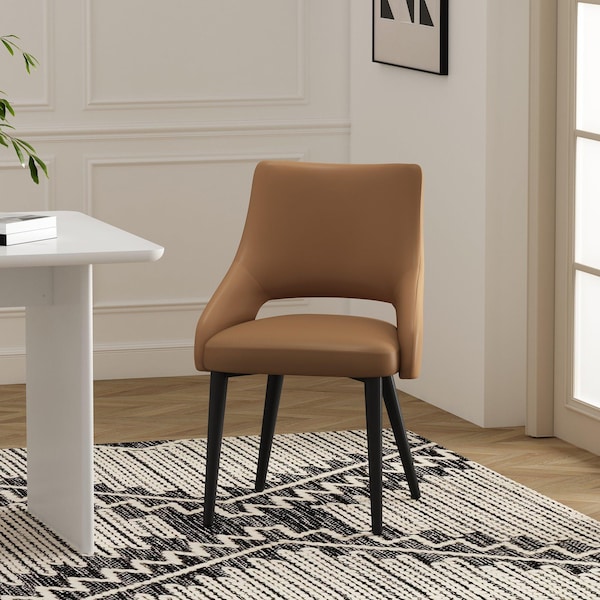 Manhattan Comfort Tremont Dining Chair in Saddle DC104-SD - main