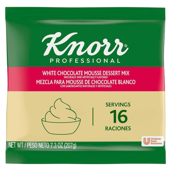 Knorr Professional White Chocolate Mousse Dessert Mix, 7.3 ounce, 10PK 4800192023 - main