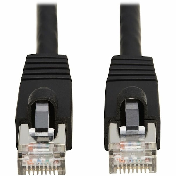 Eaton Tripp Lite Series Cat8 40G Snagless SSTP Ethernet Cable RJ45 M/M, PoE, Black, 10 ft. 3.1 m N272-F10-BK - main