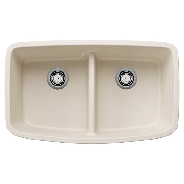 Blanco Valea Equal Double Low Divide, Soft White 443089 - main