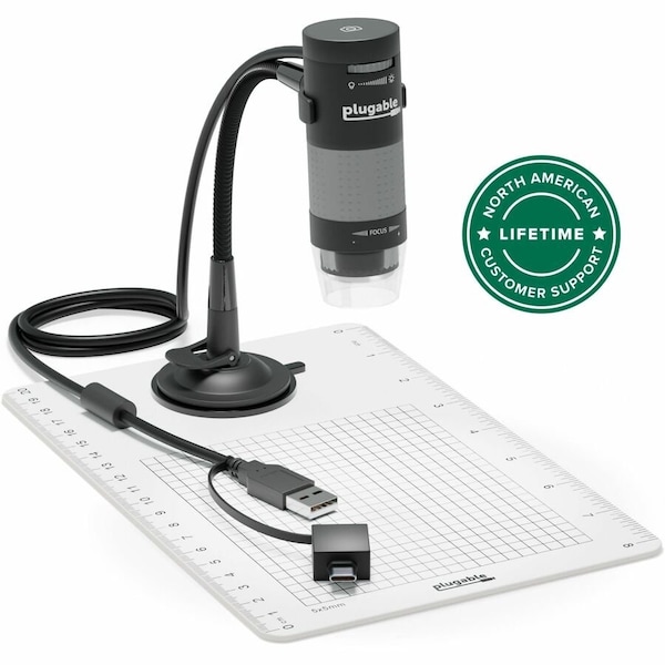 Plugable Technologies PLUGABLE USB 2.0 DIGITAL MICROSCOPE WITH FLEXIBLE ARM OBSERVATION STAND COMPATIB USB2-MICRO-250X - main