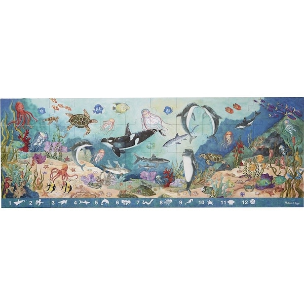 Melissa & Doug Beneath the Waves Search + Find Floor Puzzle - 48 Pieces 4493 - main