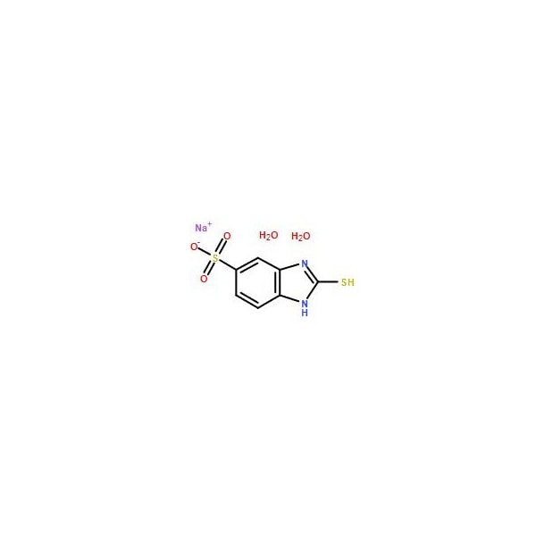Ak Scientific 2-Mercapto-5-benzimidazolesulfonic acid sodium salt dihydrate (5g), CAS 207511-11-3 5677AL-5g - main