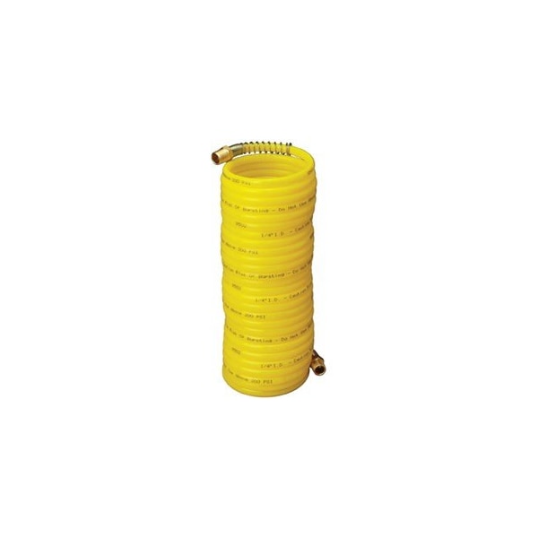 Tru-Flate TOOL 14 Inch Diameter 25 Foot Length 200 PSI Working Pressure 14 Inch Male NPT Recoil Yellow 4-25E-RET - main