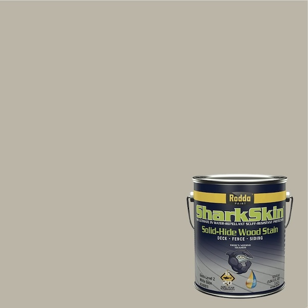 Rodda Paint SharkSkin Deck and Siding Solid Wood Stain, 1 Gallon, Shoreline 4240011-EX138/Shoreline - main
