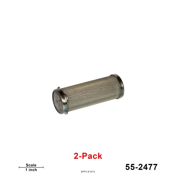 Bedford Precision Parts Outlet Filters, 100 Mesh, Short Replaces Graco 236497, 2PK 55-2477 - main