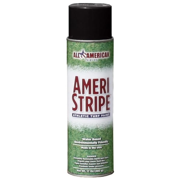 All American Paint Black Athletic Aerosol Field Paint, 12PK 1020 - main