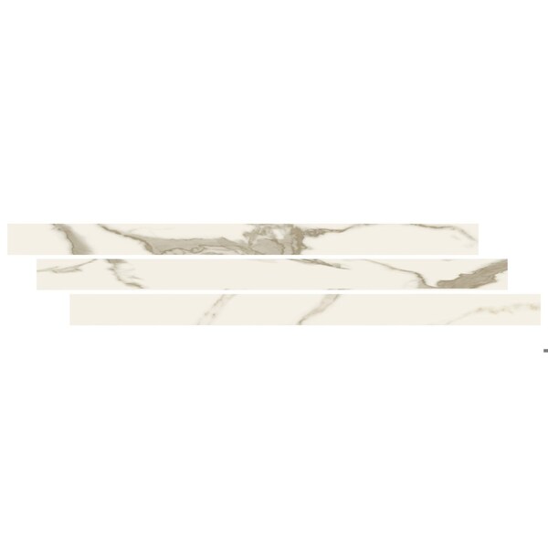 Msi LVT Trim, LVT, White-Cool, 94 in L, 1.77 in W, Low Gloss ZOR-LVT-TR-0628 - main