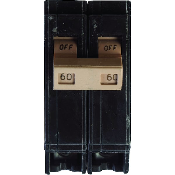 Eaton Circuit Breaker, CH Series, 60A, 2 Pole, 120/240V AC, 10kA CHF260 - main