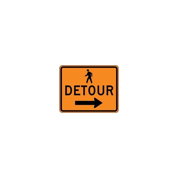 Accuform RIGID CONSTRUCT ION SIGN DETOUR FRK417DP FRK417DP - main