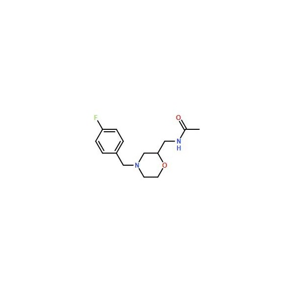 Ak Scientific N-((4-(4-Fluorobenzyl)morpholin-2-yl)methyl)acetamide (5g), CAS 112913-94-7 2230AA-5g - main