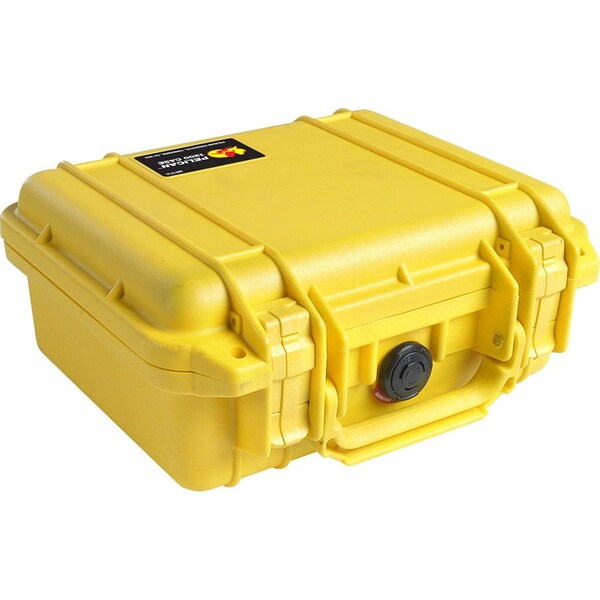 Pelican Yellow Protective Case, 10.62"L x 9.68"W x 4.87"D 1200NF - main
