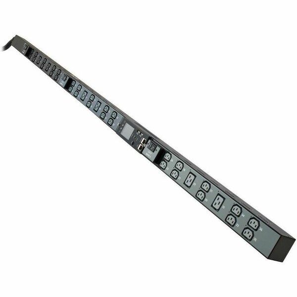 Eaton 12.6kW 200-240V 3-Phase IsoBreaker Managed PDU Gigabit 36 Outlets IEC-309 60A Blue 3P+E Input LCD PDU3EVSR1G60 - main