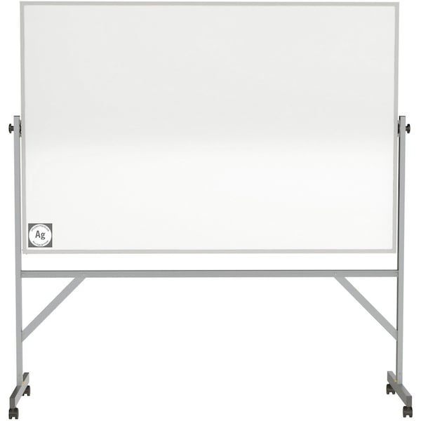 Ghent Reversible Magnetic Hygienic Porcelain Whiteboard with Aluminum Frame, 4'H x 8'W ARM4M448 - main