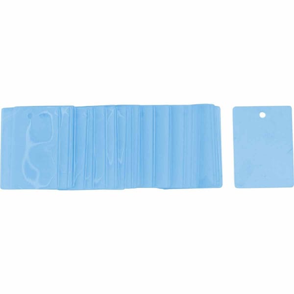 Brady Heat Laminator Supplies, Blue, 2.5 in. H x 3.5 in. W, 50PK 23323 - main
