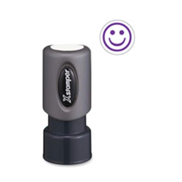 Shachihata Specialty StampSmiley Face.63 in.PreInkedPurple XST11420 - main