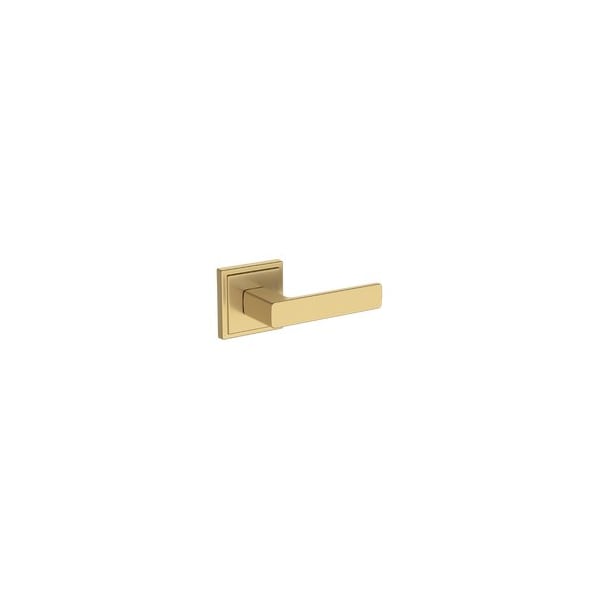 Baldwin Residential Door Levers Passage Right Hand Lifetime Satin Brass PSSHASSR044 - main