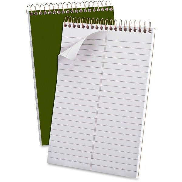 Ampad/ Of Amercn Pd&Ppr Ampad, GOLD FIBRE STENO BOOKS, GREGG RULE, GREEN COVER, 6 X 9, 100 WHITE SHEETS 20806 - main