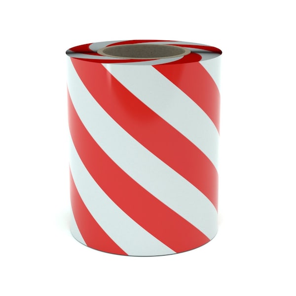 Creative Safety Supply Elasticized Vinyl film, 6 in W., 108 ft L., 4 mil Thickness VH671 - main