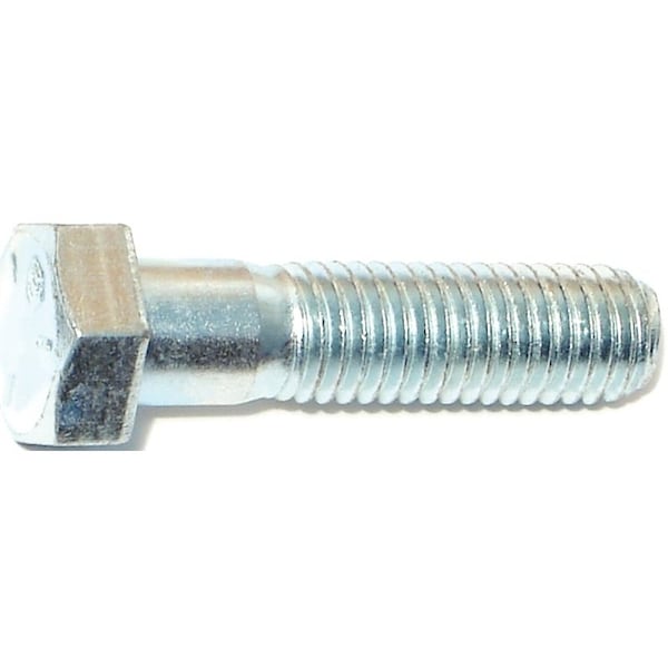 Midwest Fastener Grade 5, 1/2" Hex Head Cap Screw, Zinc Plated Steel, 2 in L 00338 - main