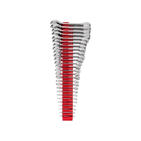 Tekton Stubby Combination Wrench Set with Modular Organizers, 27-Piece (6 - 32 mm) WCB95406 - main