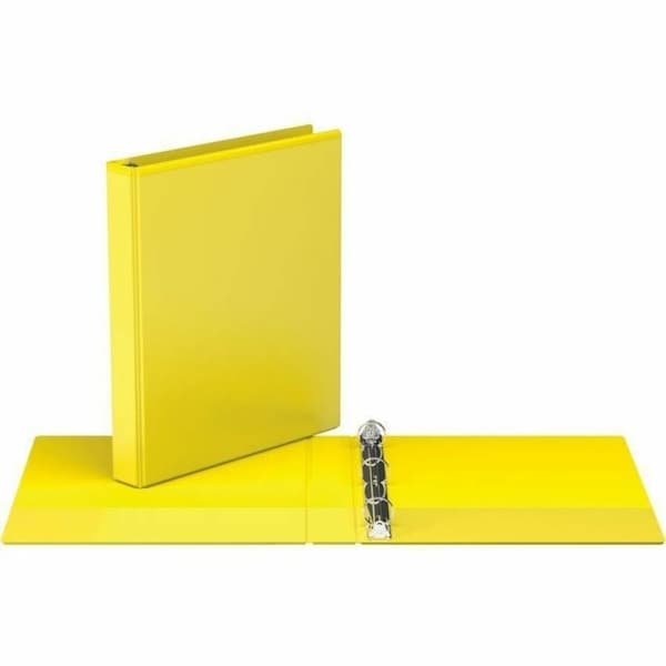 Davis Group Easyview Premium, Round Ring, Customizable, View Binder, (Yellow, 1"), PK6 8411-05-06 - main