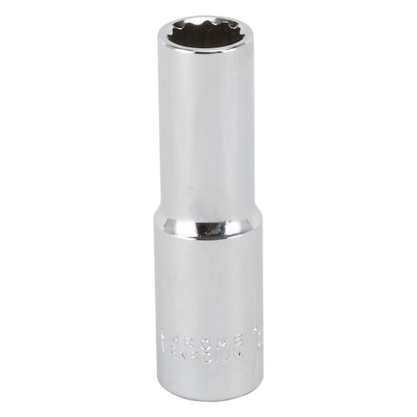 Vulcan Drive Socket, 13 mm Socket, 1/2 in Drive, 12-Point, Chrome Vanadium Steel, Chrome, MT6528974 MT6528974 - main