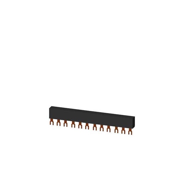 Siemens 3-phase busbars Modular spacing 45 mm for 4 switches Fork shape connections 3RV1915-1CB - main