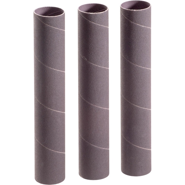 Woodstock 1-1/2" Dia. x 9" A/O Hard Sanding Sleeve, 120 Grit, 3PK D1478 - main