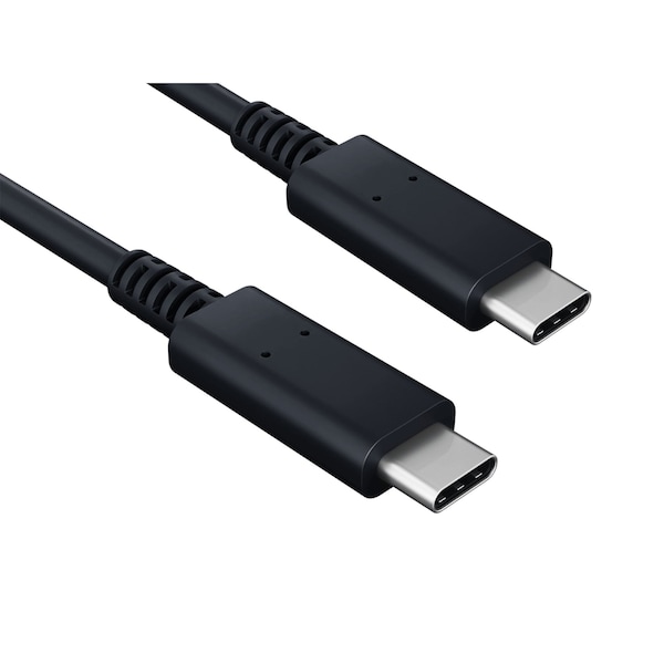 Sanoxy 1m USB 3.1 Gen 2 C Male to C Male Cable 10G 3A, Black SNX-CBL-LDR-U3106-1101 - main