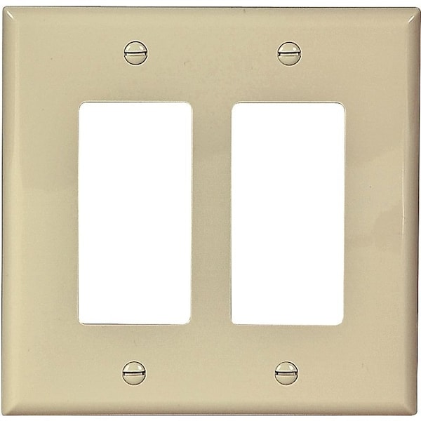 Eaton Wiring Devices Number of Gangs: Two-gang Polycarbonate, Ivory PJ262V - main