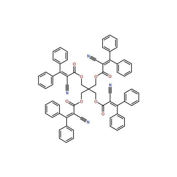 Ak Scientific 2, 2-Bis(((2-cyano-3, 3-diphenylacryloyl)oxy)methyl)propane-1, 3-diyl bis(2-cyano-3, 3-diphenylacrylate 9368AA-5g - main