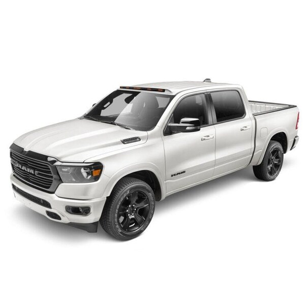 Ventshade Lights Utility, Direct Fit Continuous Light Bar, Amber LED, Single, Black Housing 898163-PXJ - main