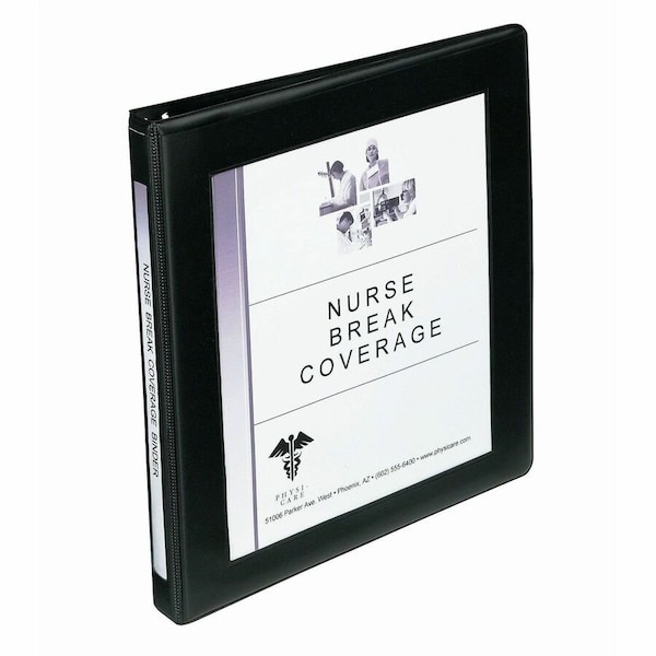 Avery BINDER, FRAMED, D-RING, .5in, BK 68050 - main
