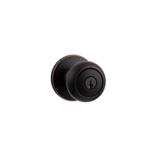 Kwikset Cove Keyed Entry Knob 400CV-11P-6AL-RCS - main