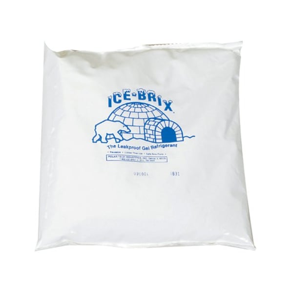 Ice-Brix 6 x 5 3/4 x 1in - 12 oz. Cold Packs, 24PK IB12BPD - main