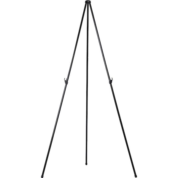 Bi-Silque GEC 153; Portable Easel Stand Heavy Duty Instant Collapsible Tripod, Black, Aluminum FLX10201MV - main