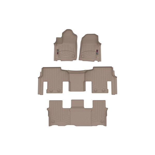 Weathertech Tan, Front, rear, and rear Floorliners 451704-1-5-6 - main