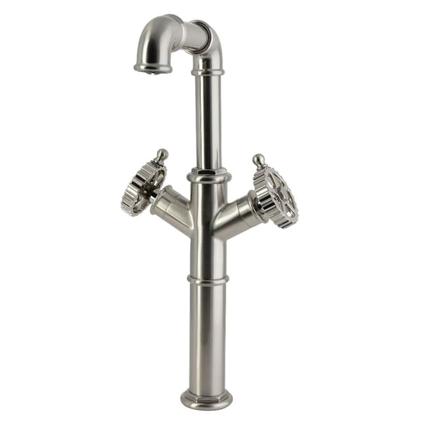 Kingston Brass Double-Handle Vessel Sink Faucet, Brushed Nickel LS6608CG - main