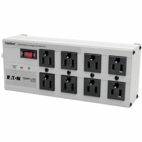 Eaton Tripp Lite Series Isobar 8-Outlet Surge Protector, 25 ft. Cord with Right-Angle Plug, 3840 ISOBAR825ULTRA - main