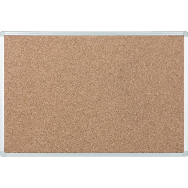 Mastervision Cork Bulletin Board, 24" X 36", Aluminum Frame CA03409214 - main